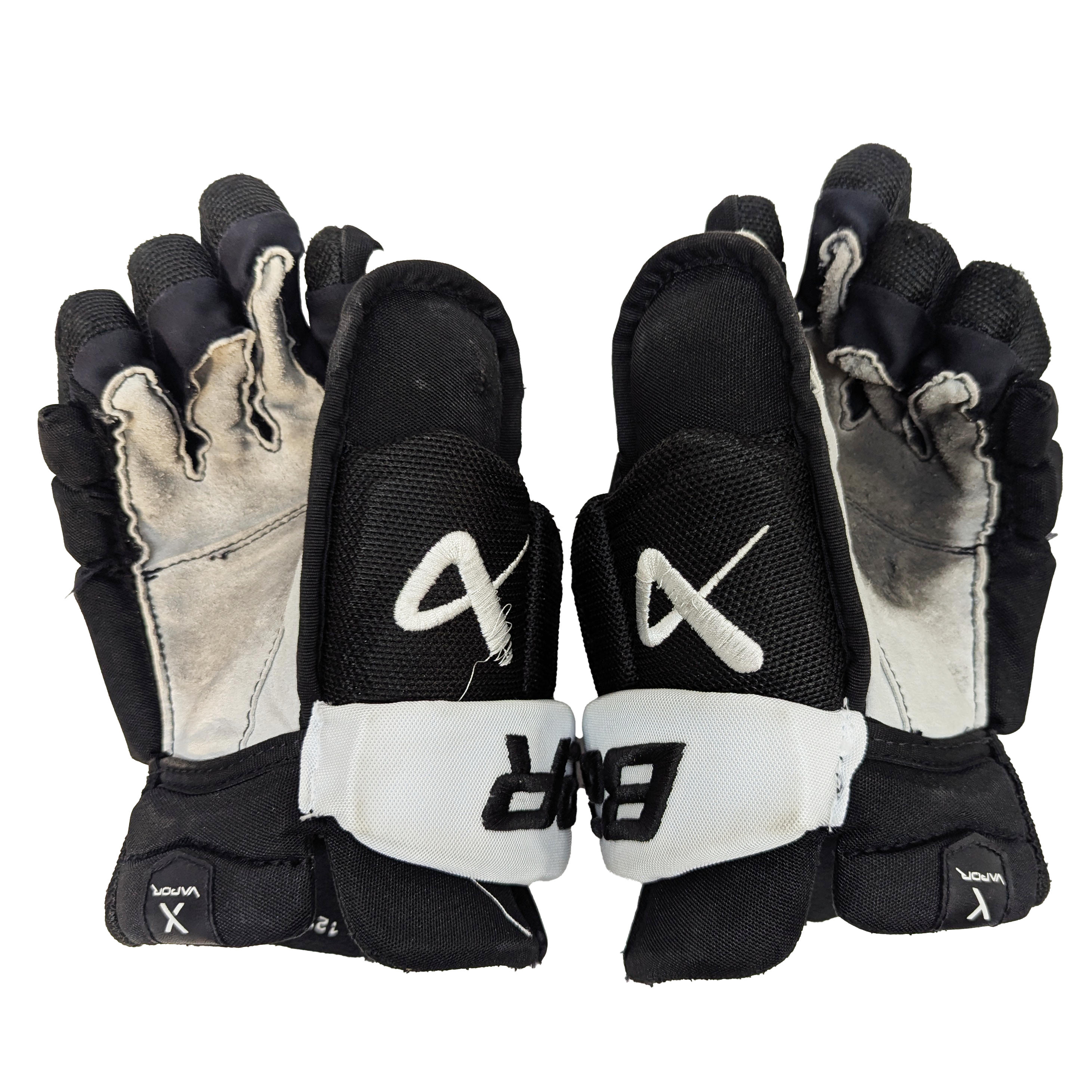 Bauer Vapor Hyperlite - Gants Pro Stock d'occasion (noir/blanc)